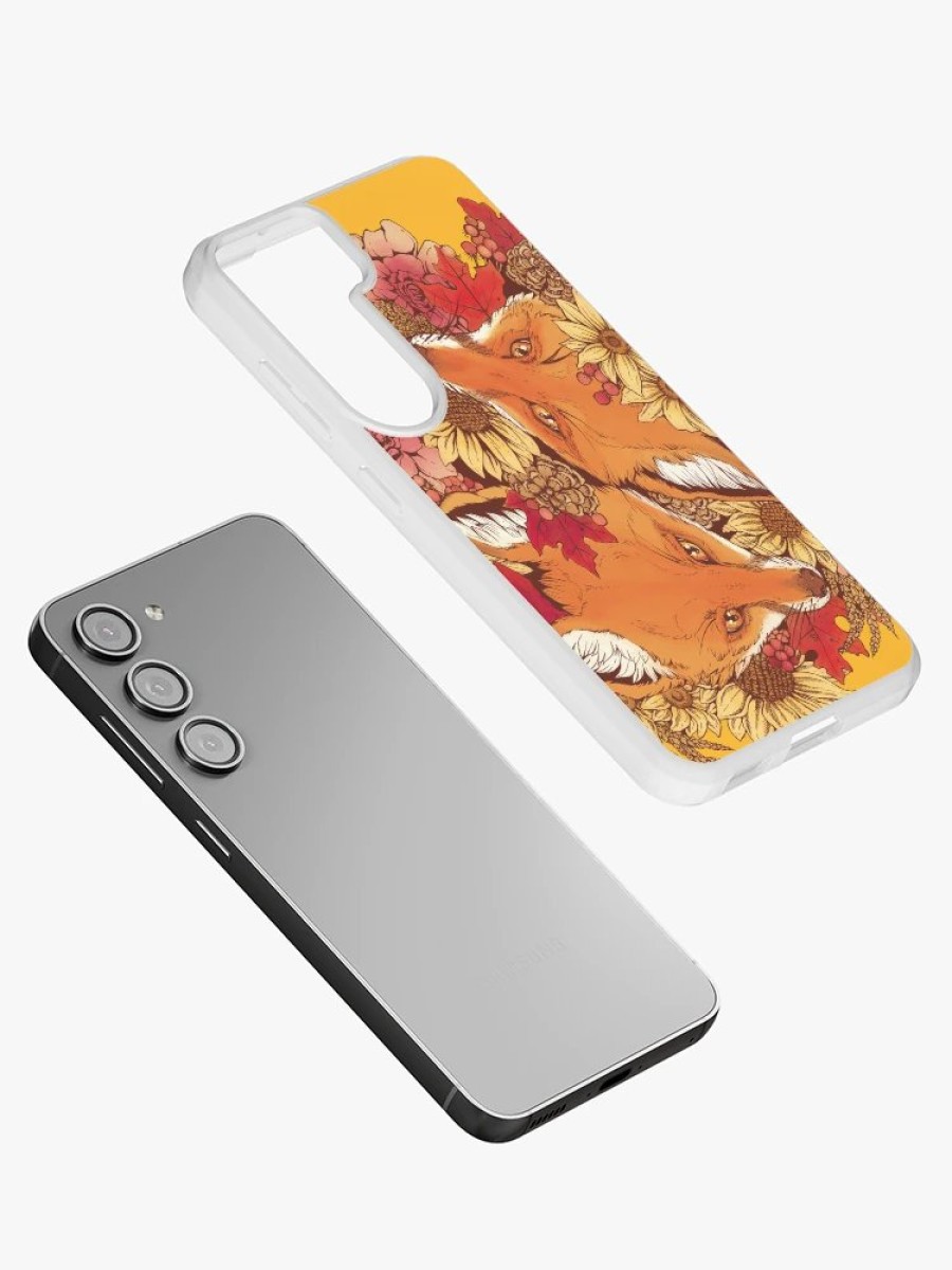 Redbubble Autumn Fox Bloom Samsung Galaxy Phone Case Hot