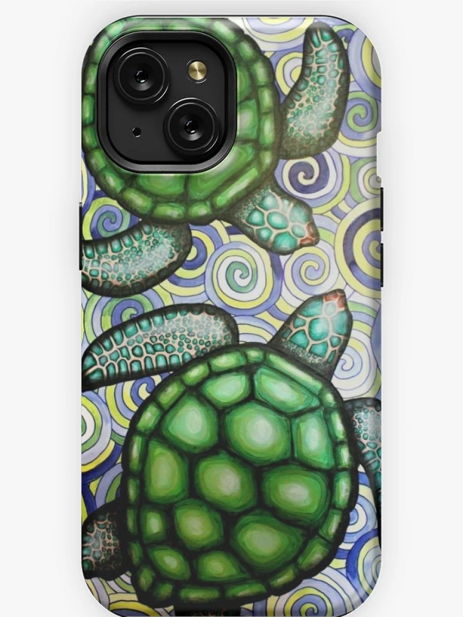 Redbubble Turtle Tide In Spirals Iphone Case Wholesale