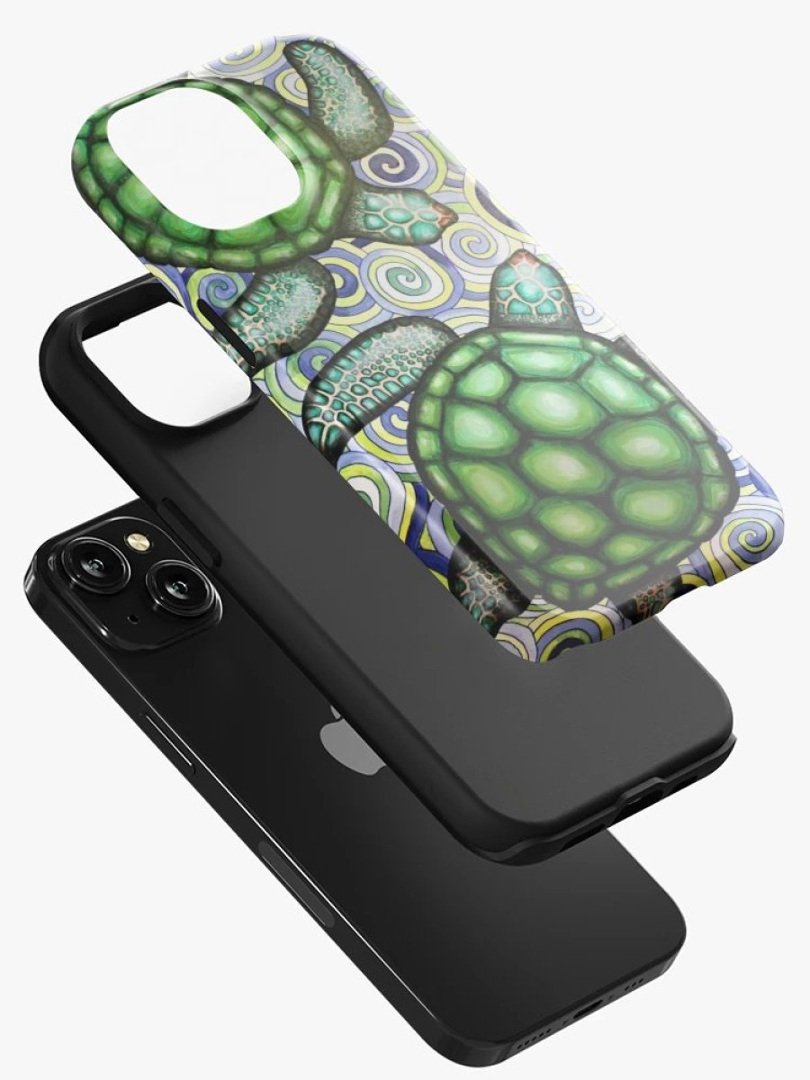 Redbubble Turtle Tide In Spirals Iphone Case Wholesale