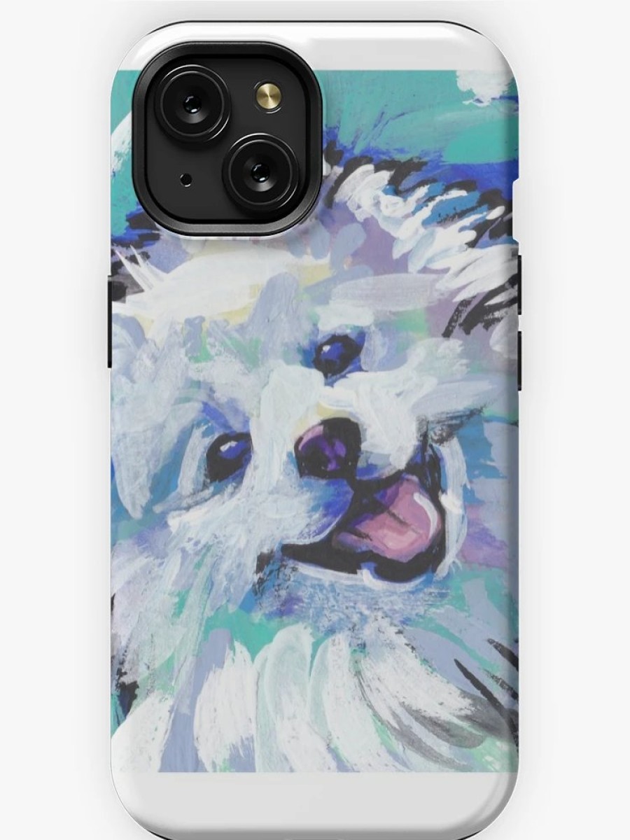 Redbubble American Eskimo Bright Colorful Pop Art Iphone Case Online