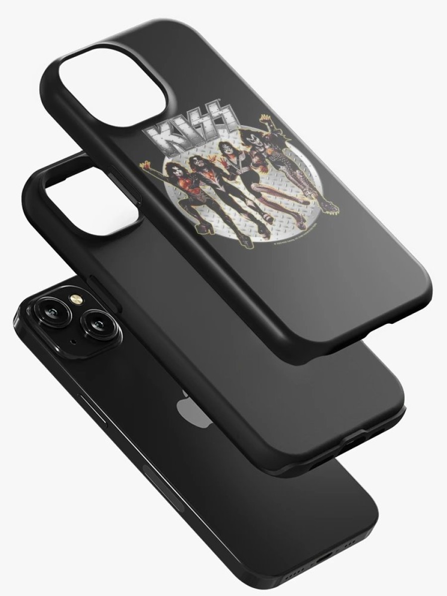 Redbubble Kiss Band Members Metal Design - Demon, Spaceman, Starchild, Catman Iphone Case Hot