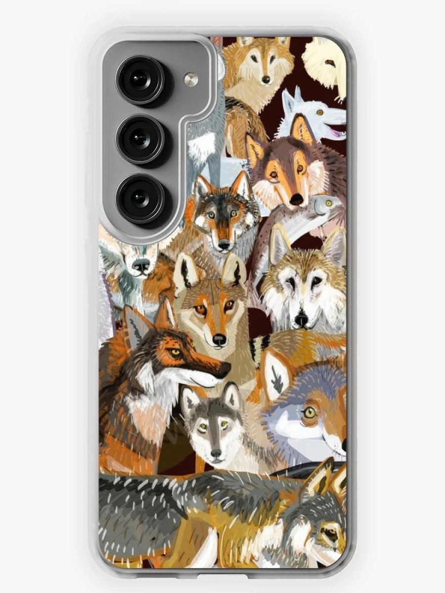 Redbubble Wolves Oclock Time To Wolf Samsung Galaxy Phone Case Best