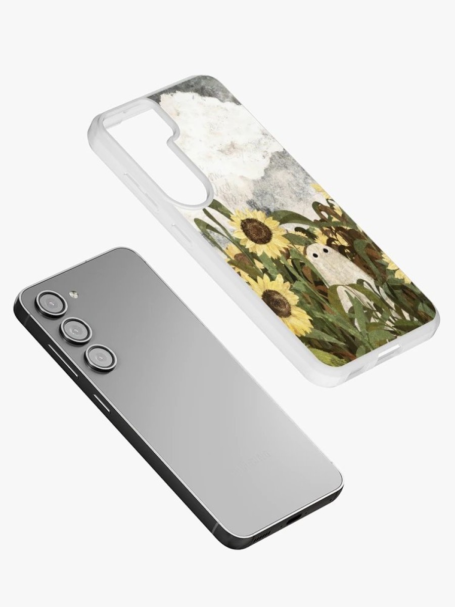 Redbubble There'S A Ghost In The Sunflower Field Again... Samsung Galaxy Phone Case New