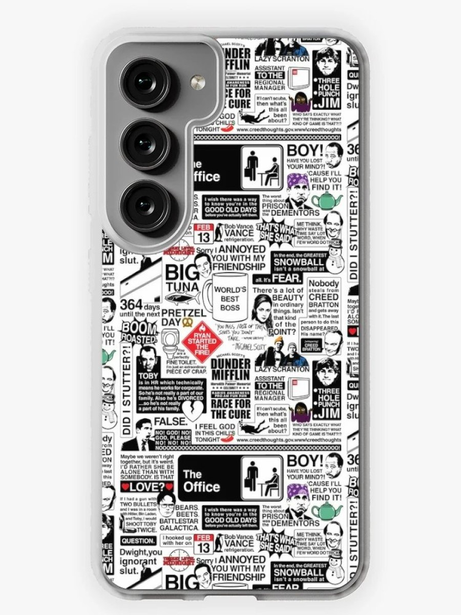 Redbubble Wise Words From The Office - The Office Quotes (Variant) Samsung Galaxy Phone Case Clearance