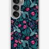 Redbubble Dragons Floral In Dark Jewel Tones Samsung Galaxy Phone Case Hot