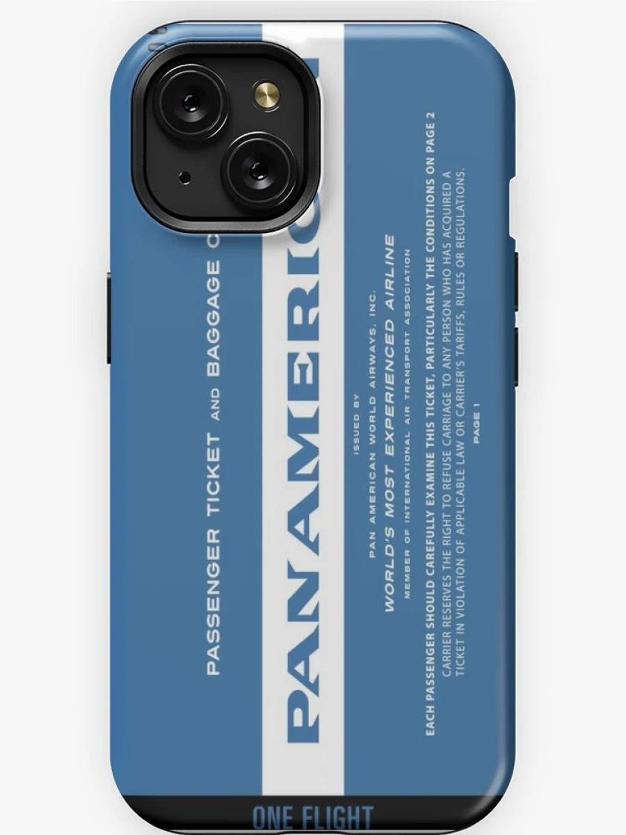 Redbubble Vintage 1960S-Era Pan Am Ticket Booklet Iphone Case Best