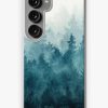 Redbubble The Heart Of My Heart // So Far From Home Of A Misty Foggy Fall Wilderness Forest Covered In Blue Magic Fog Samsung Galaxy Phone Case Best