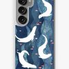 Redbubble Swimming Otters On Navy Blue Samsung Galaxy Phone Case Best