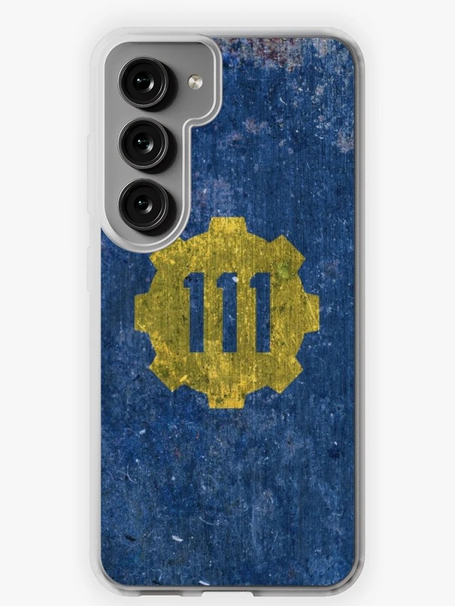 Redbubble Vault 111 - Distressed Samsung Galaxy Phone Case Wholesale