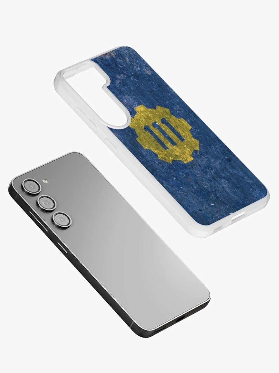 Redbubble Vault 111 - Distressed Samsung Galaxy Phone Case Wholesale