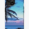 Redbubble Tropical Island Pretty Pink Blue Sunset Landscape Iphone Case Best