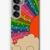 Redbubble Rainbow 70S Sun Samsung Galaxy Phone Case New