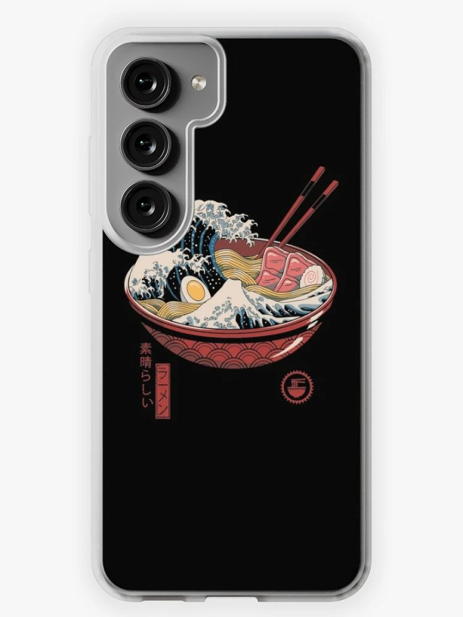 Redbubble Great Ramen Wave Samsung Galaxy Phone Case Hot