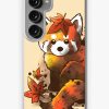 Redbubble Red Panda Red Leaves Samsung Galaxy Phone Case Wholesale