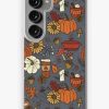 Redbubble Cozy Fall Vibes Pattern Samsung Galaxy Phone Case Hot