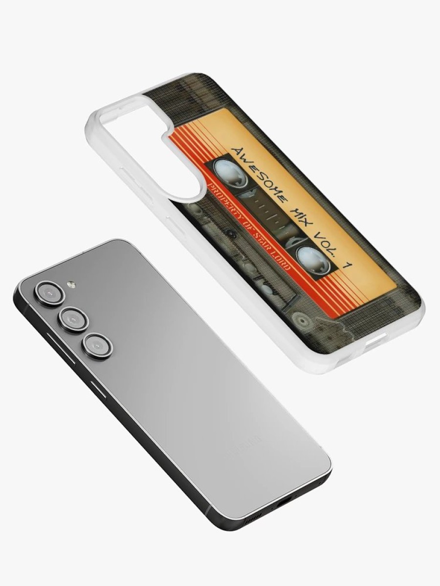 Redbubble Awesome Transparent Mix Cassette Tape Volume 1 Samsung Galaxy Phone Case Online