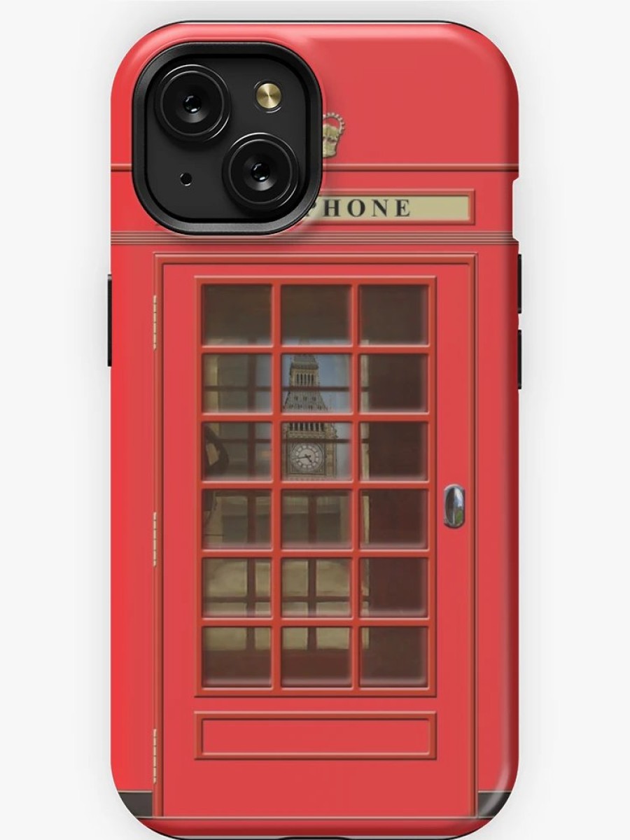 Redbubble British Red Phone Box With Big Ben Iphone Case Online