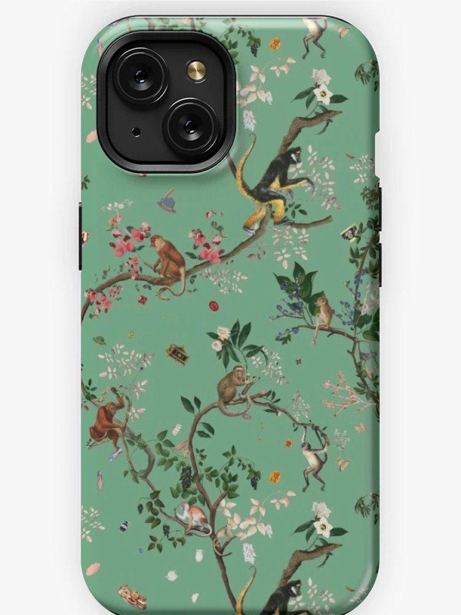 Redbubble Monkey World Green Iphone Case New