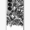 Redbubble Car Parts Collage Car Enthusiast Samsung Galaxy Phone Case Best