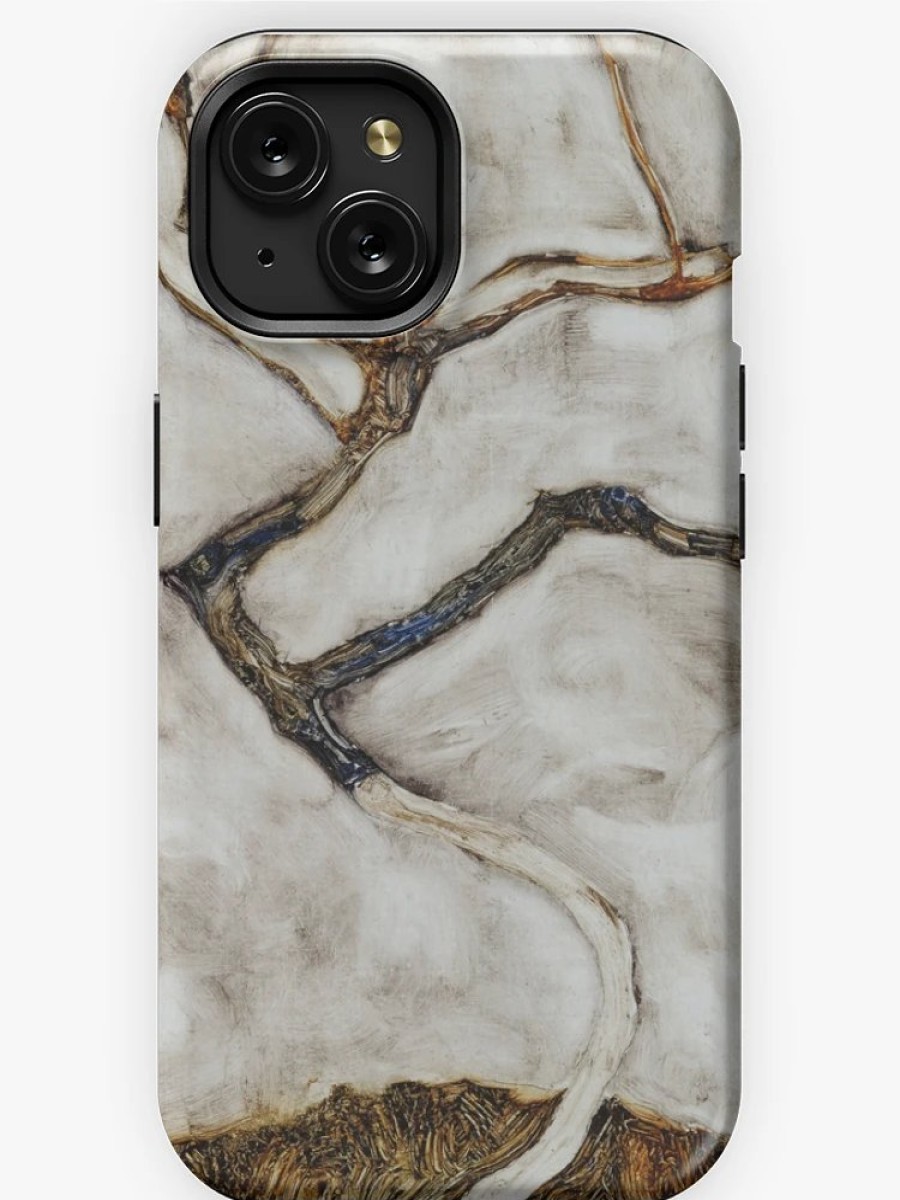 Redbubble Egon Schiele Small Tree In Late Autumn Iphone Case New