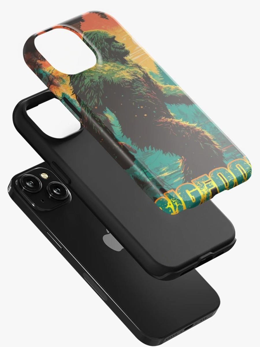 Redbubble Bigfoot Color T-Shirt Sasquatch Apparel Classic T-Shirt Yeti Iphone Case Hot