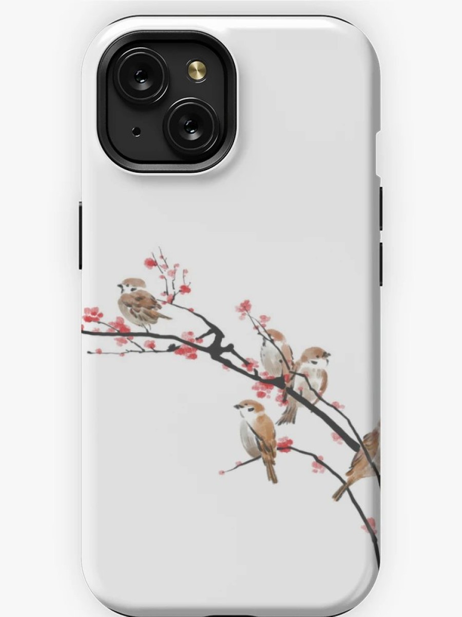 Redbubble Black Tree And Birds Iphone Case Online