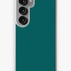 Redbubble Teal Green Accent Solid Color Decor Samsung Galaxy Phone Case Hot