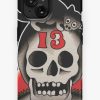 Redbubble Traditional Lucky 13 Cat On Skull Tattoo Design Iphone Case Best