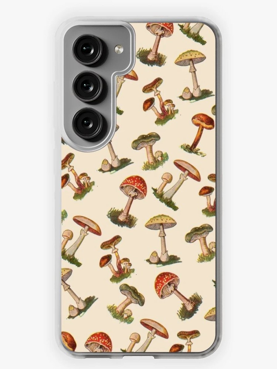 Redbubble Mushrooms Samsung Galaxy Phone Case New