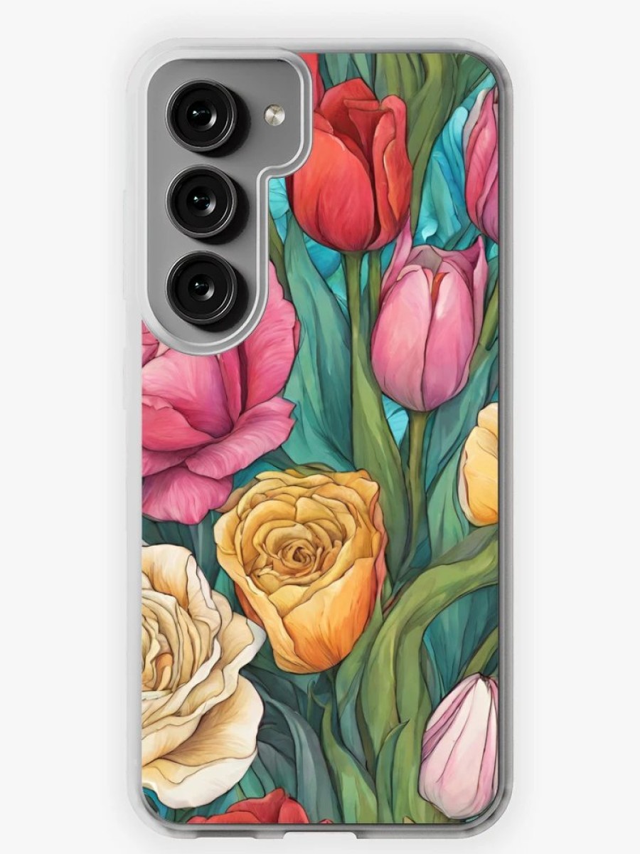 Redbubble Flowers Samsung Galaxy Phone Case Clearance