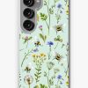 Redbubble Bees And Wildflowers On Mint Samsung Galaxy Phone Case Hot