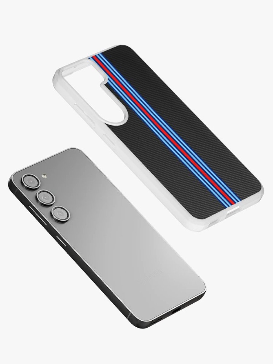 Redbubble Carbon Fiber Racing Stripes 3 Samsung Galaxy Phone Case Hot