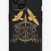 Redbubble Norse Mythology Spear Of Odin Gungnir Runes Geri Freki Huginn Muninn Iphone Case Hot