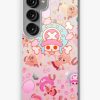 Redbubble One Piece! Tony Tony Chopper! Pattern In Cream Samsung Galaxy Phone Case New