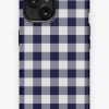 Redbubble Buffalo Check Navy Blue And White Plaid Wide Stripes Iphone Case New