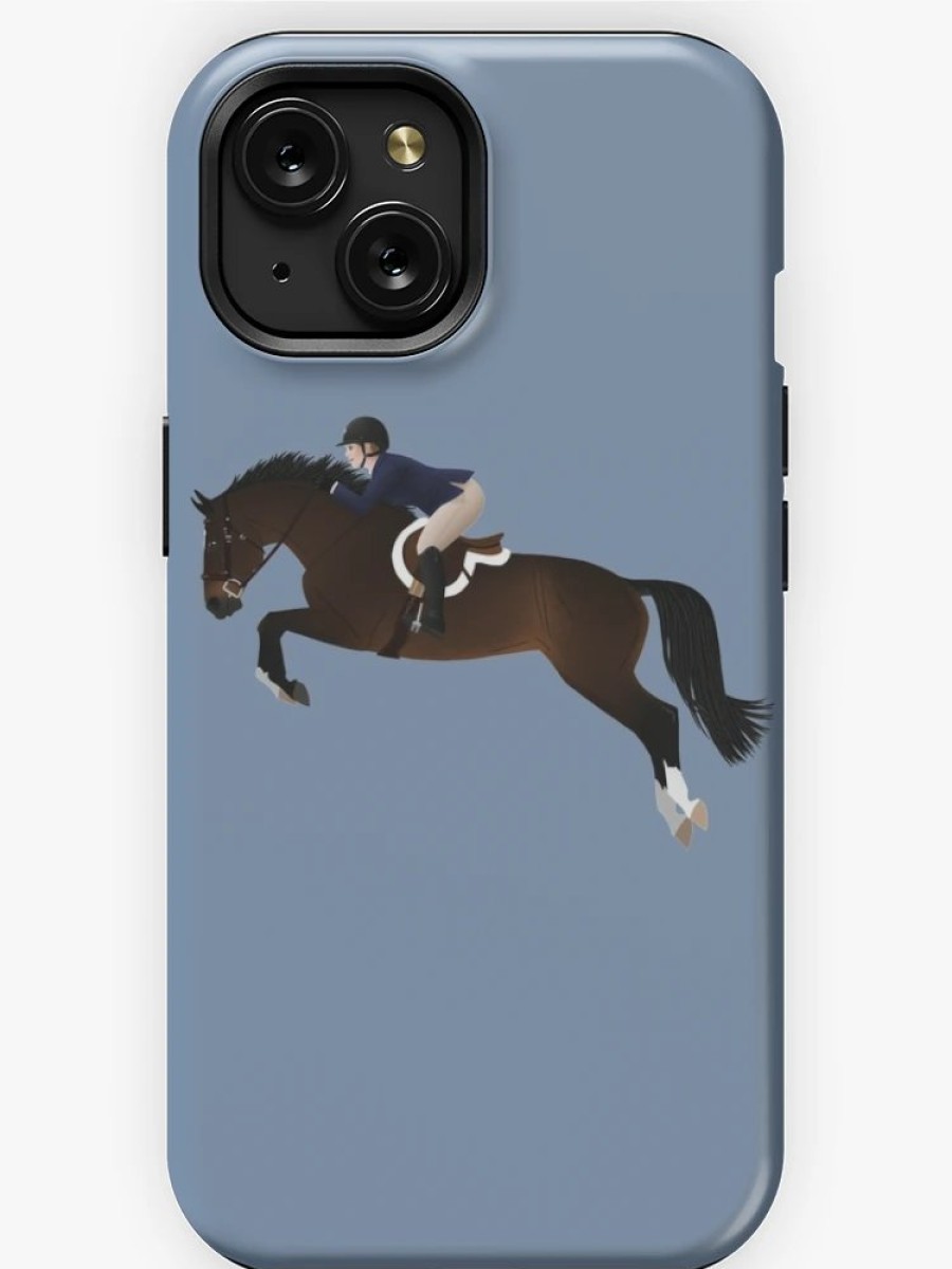 Redbubble Bay Hunter Jumper - Equine Rampaige Iphone Case Best