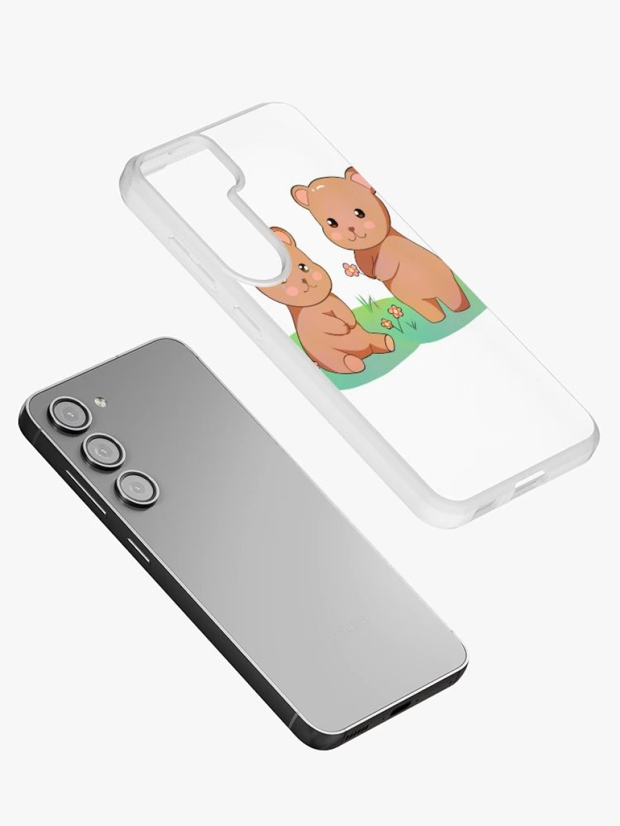 Redbubble Bear Getting A Flower Samsung Galaxy Phone Case Best