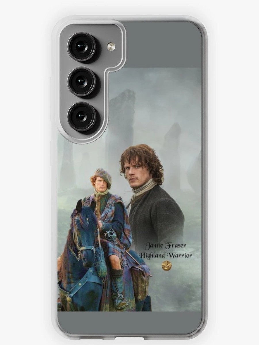 Redbubble Jamie Fraser-Highland Warrior/Outlander Samsung Galaxy Phone Case New