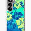 Redbubble Kona Blend Hawaiian Hibiscus Aloha Shirt Print- Turquoise Samsung Galaxy Phone Case Hot