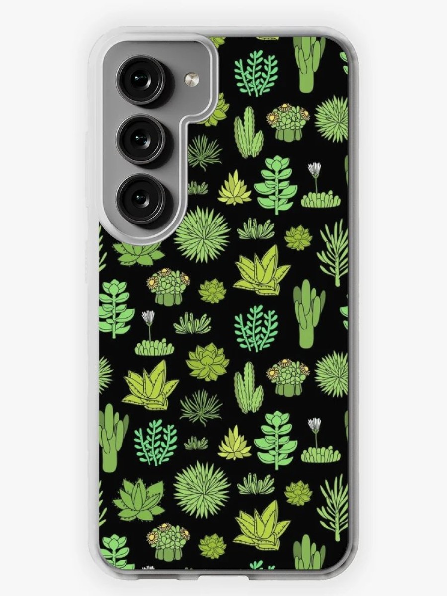 Redbubble Succulents And Cactus. For Cacti Plant Lover Samsung Galaxy Phone Case Clearance