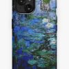 Redbubble Claude Monet'S Blue And White Water Lilies - Les Nympheas Bleus Et Blancs Iphone Case New