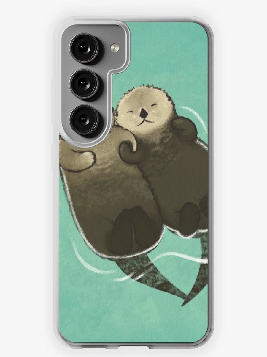 Redbubble Significant Otters - Otters Holding Hands Samsung Galaxy Phone Case Wholesale