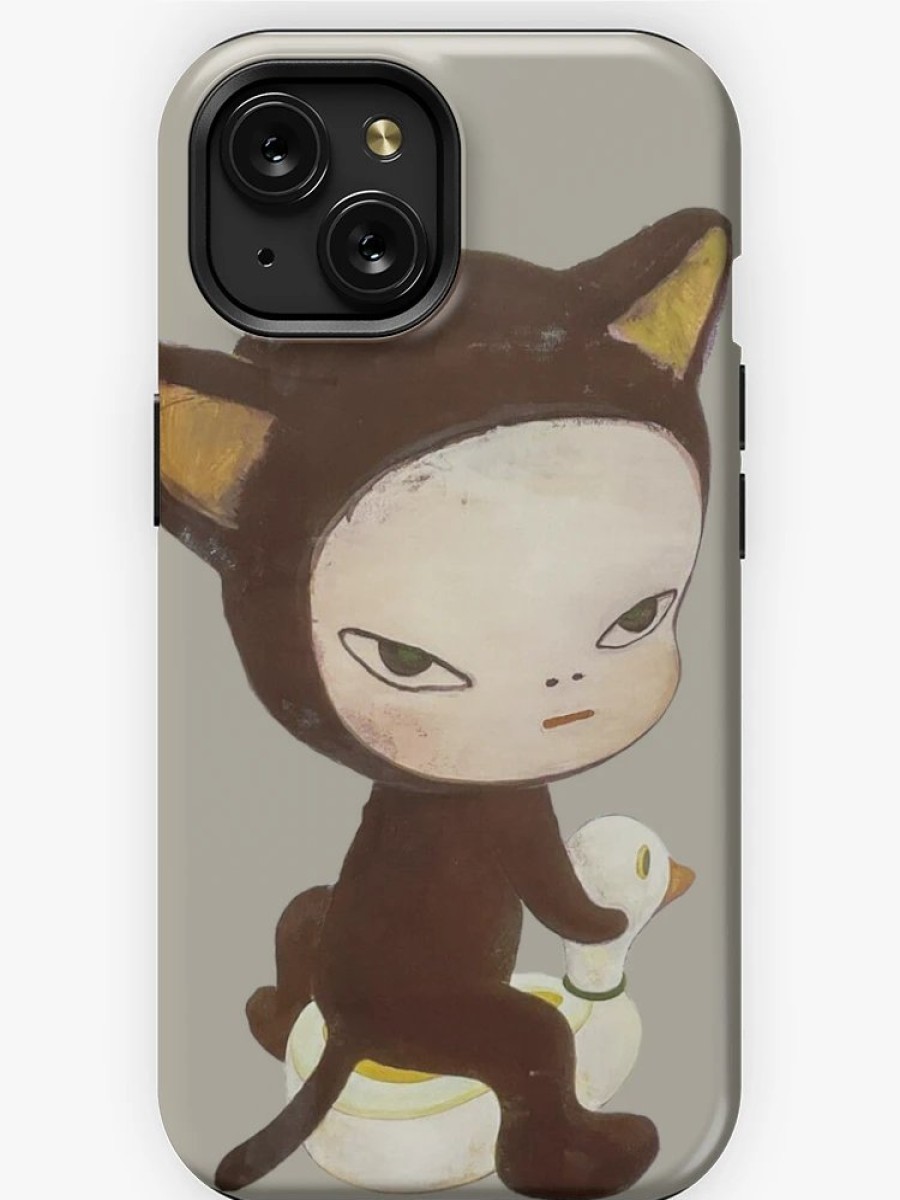 Redbubble Yoshitomo Nara Harmless Kitty Painting Iphone Case Best