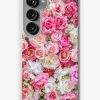 Redbubble Pink & Red Roses Romantic Floral Samsung Galaxy Phone Case New