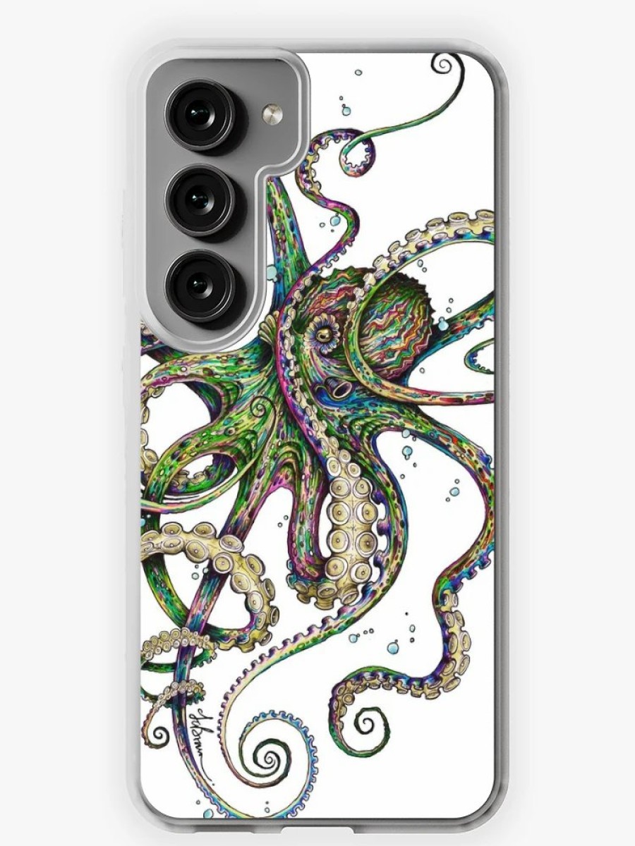 Redbubble Octopsychedelia Samsung Galaxy Phone Case Clearance