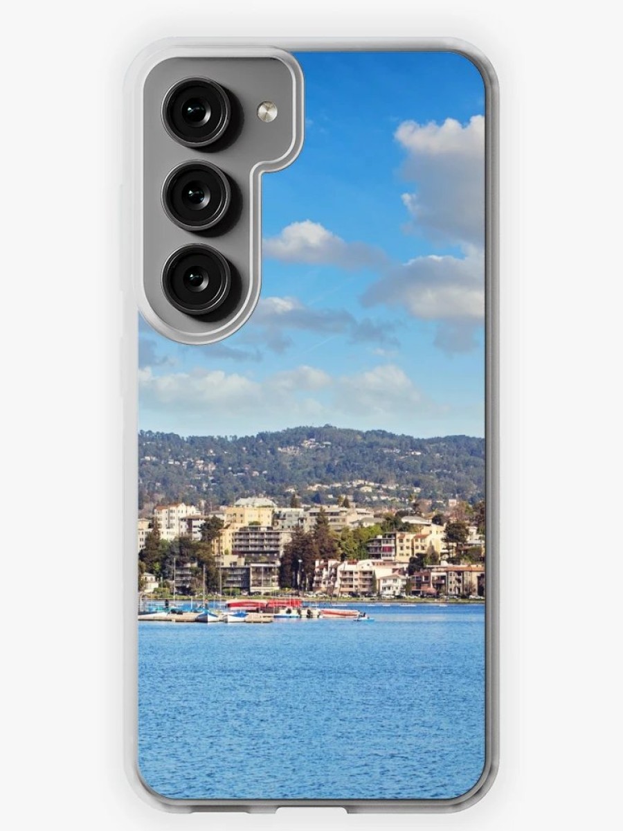 Redbubble Lake Merritt Panorama - Oakland, California Samsung Galaxy Phone Case Clearance