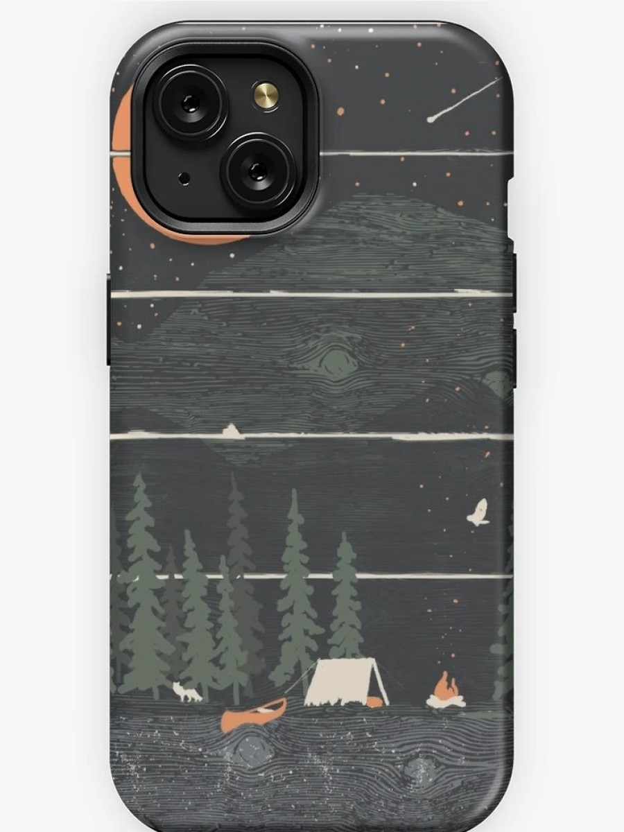 Redbubble Wish I Was Camping... Iphone Case New