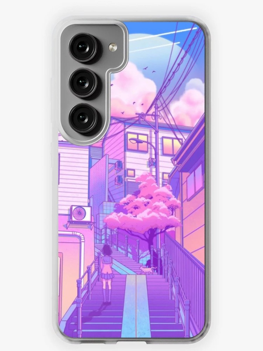 Redbubble Tokyo City Pop Samsung Galaxy Phone Case New