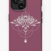 Redbubble Lotus, Lotus Flower With Om Symbol And Moon. Iphone Case Online