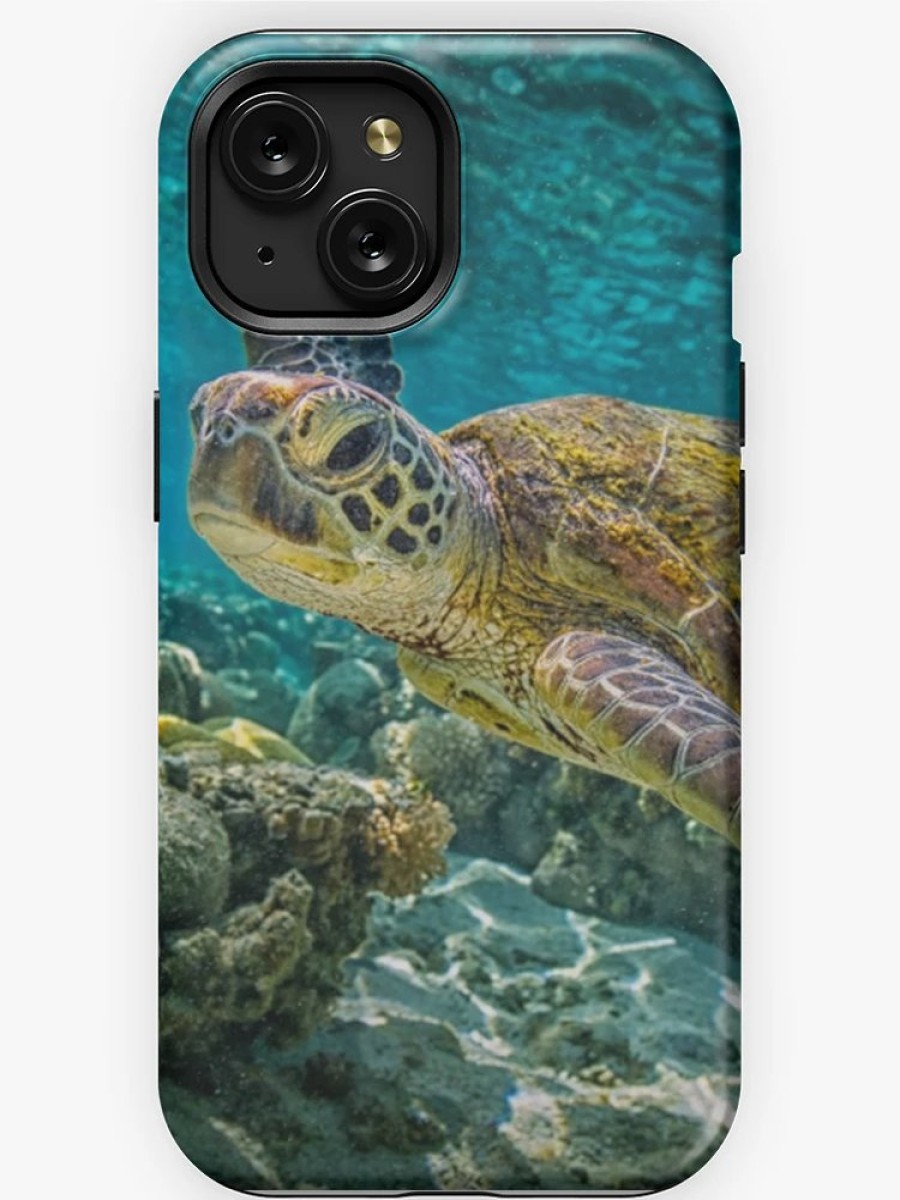 Redbubble Blue Ocean Sea Turtle - Summer Sea Swimming Turtle Iphone Case Online